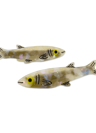 Sardine Alligator Hair Clip Set