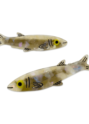 Sardine Alligator Hair Clip Set
