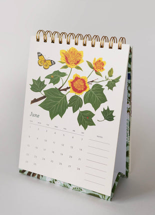 2025 DESK CALENDAR / FLOWERING TREES