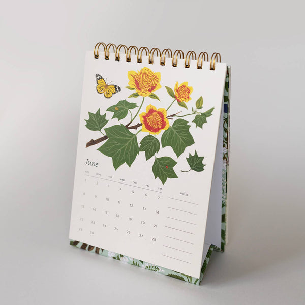 2025 DESK CALENDAR / FLOWERING TREES