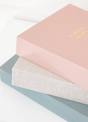 Flax School Years Book: Pink