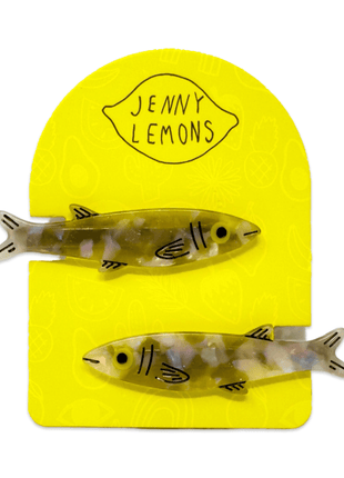 Sardine Alligator Hair Clip Set