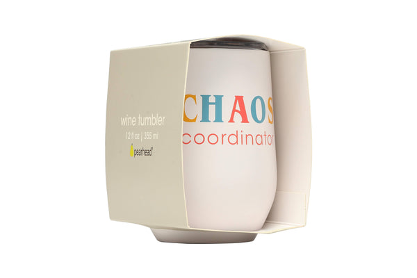 Chaos Coordinator Wine Tumbler