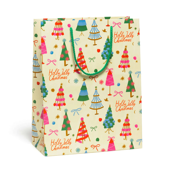 Holly Jolly Trees gift bag