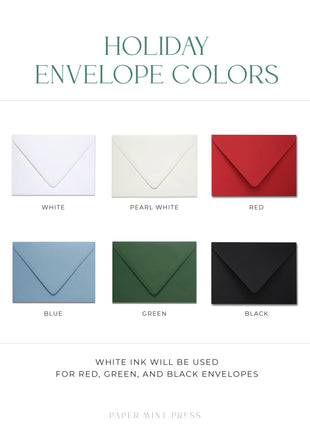 Elegant Foil Christmas Blessings Holiday Card