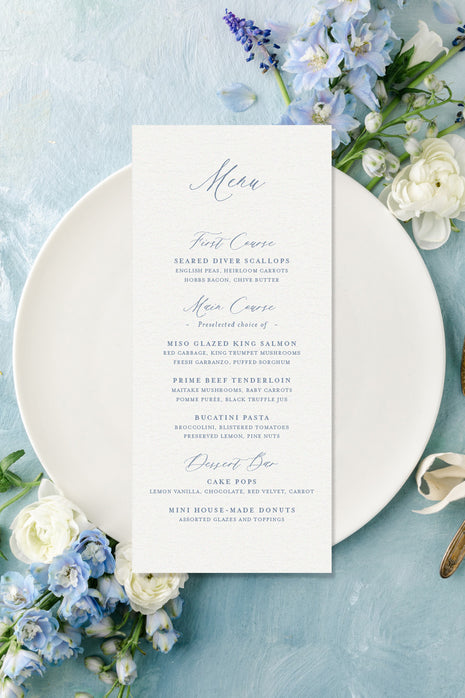 Modern Menu Cards