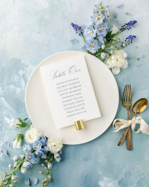 Seating Chart Cards