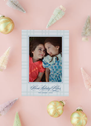 Warm Holiday Wishes - Blue