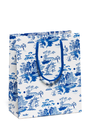 Blue Chinoiserie gift bag