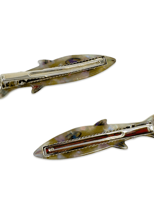 Sardine Alligator Hair Clip Set