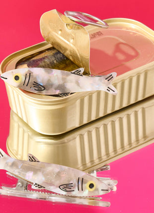 Sardine Alligator Hair Clip Set