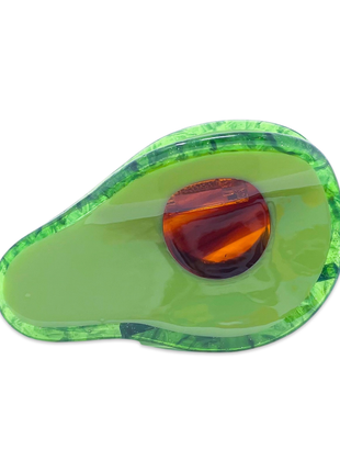 Midi Avocado Hair Claw Clip