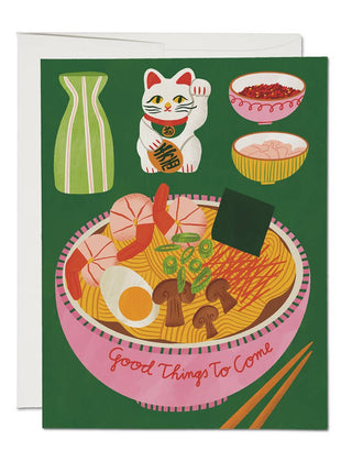 Ramen Bowl encouragement greeting card