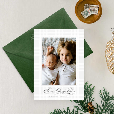 Warm Holiday Wishes Card