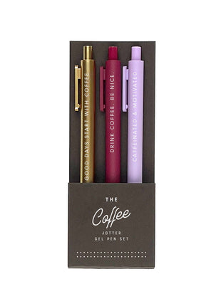 The Coffee Jotter Gel Pen: Set of 3