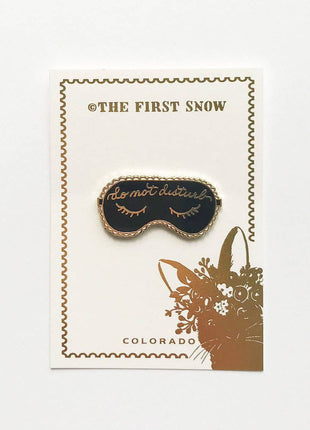 Do Not Disturb Lapel Pin