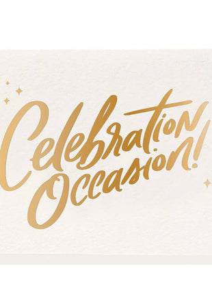 Celebration Occasion - Letterpress Card