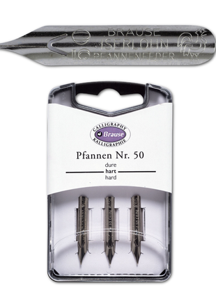 Brause Calligraphy Nib #50 - Pfannen - Box of 3
