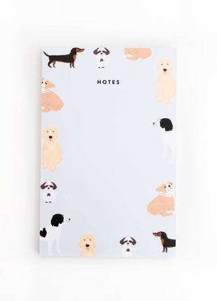 Dog Notes Illustrated Notepad