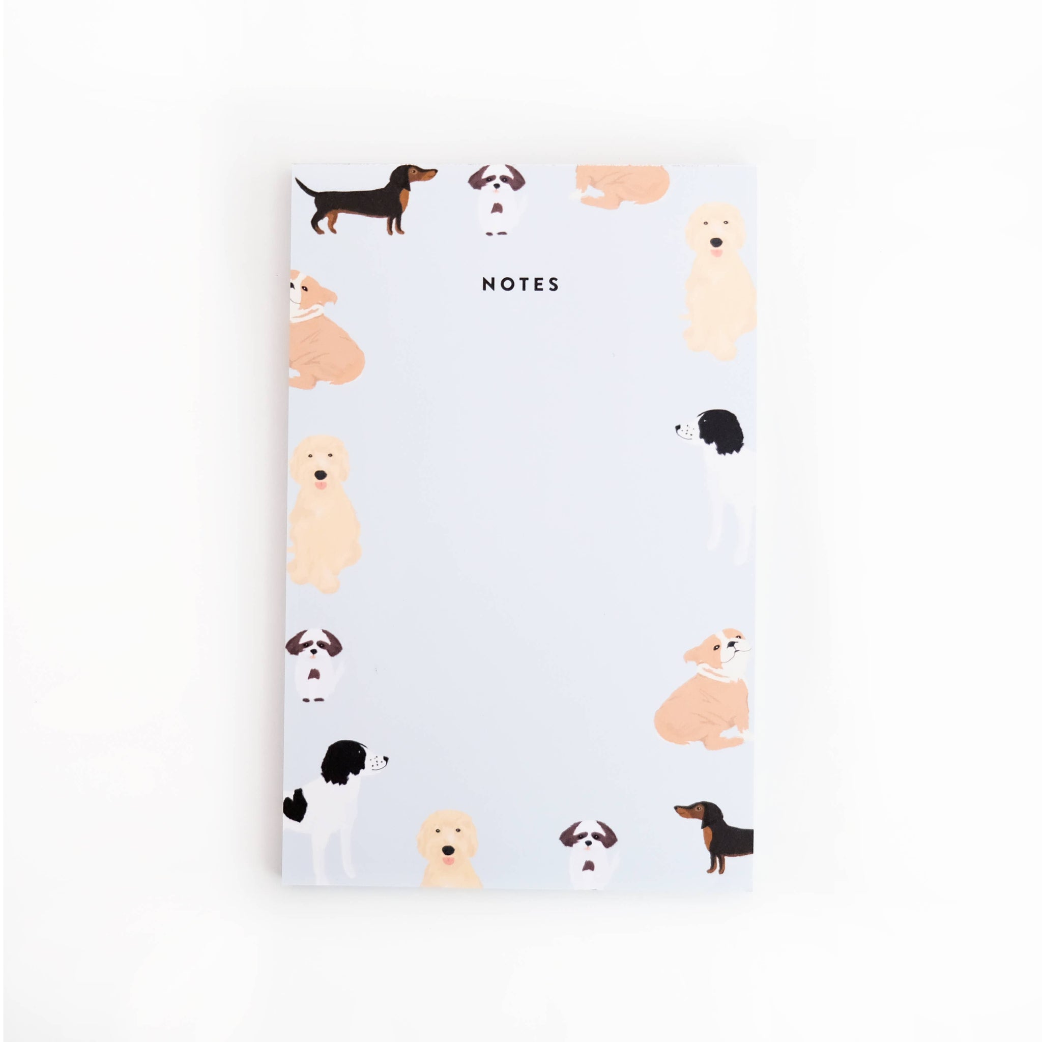 Dog Notes Illustrated Notepad