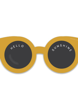 Hello Sunshine Sunglasses Vinyl Sticker