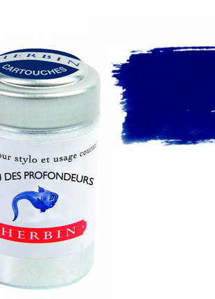 Herbin Fountain Pen Ink Cartridges - Tin of 6