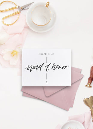Will You Be My Maid Of Honor Card