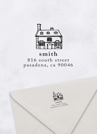 House Custom Return Address Stamp