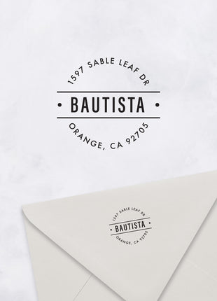 Name Plate Custom Return Address Stamp