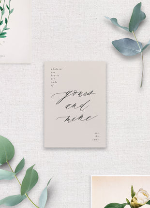 Yours and Mine Print