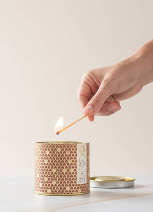 Candlefish No. 68 Gold Tin w/ Embossed Lid (Rust) 7 oz