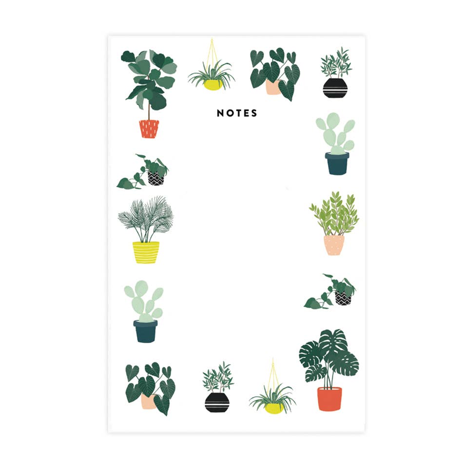 Plant Notes Notepad