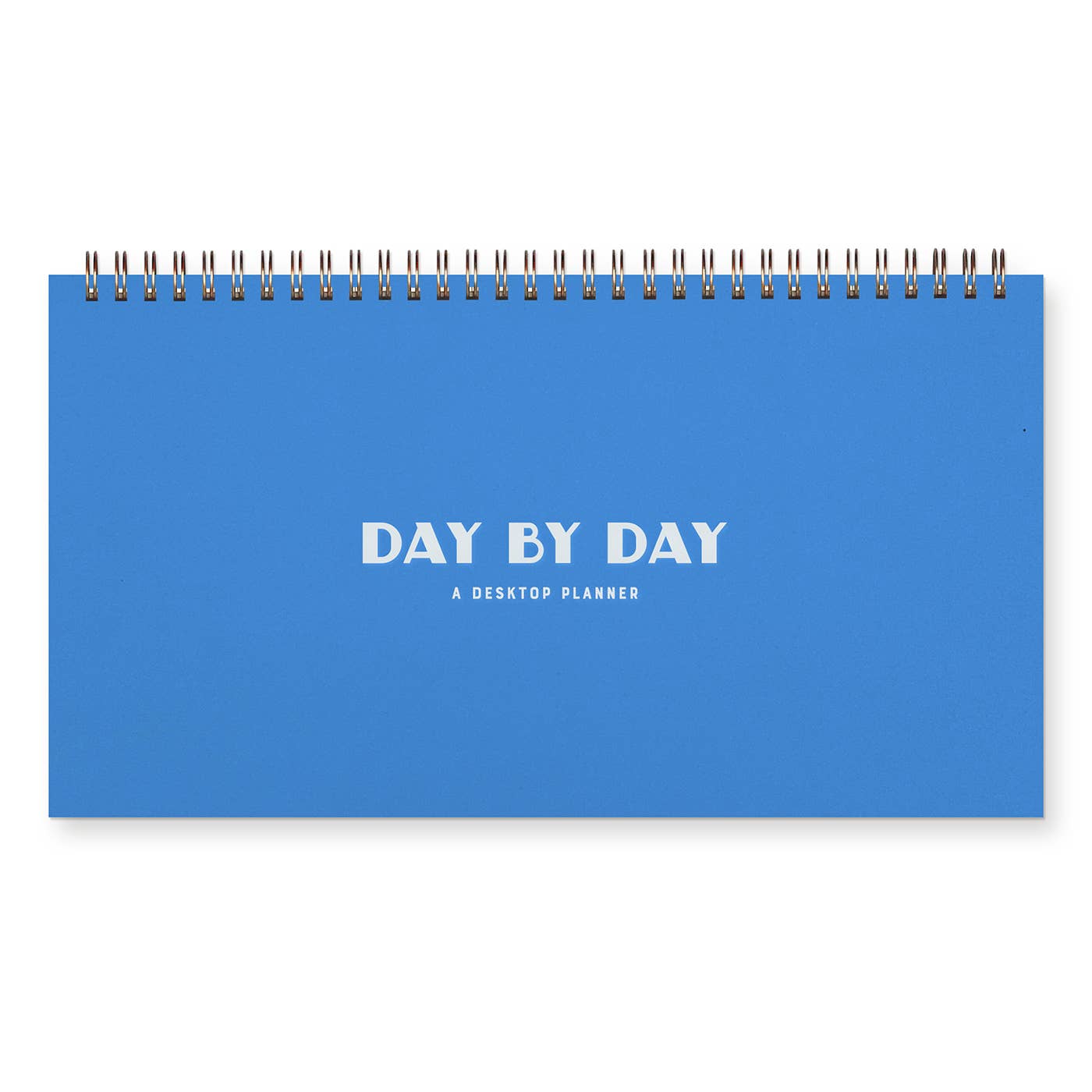 Day By Day Undated Weekly Planner: Bluebird Cover | White Ink