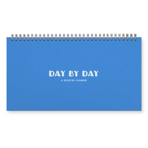 Day By Day Undated Weekly Planner: Bluebird Cover | White Ink