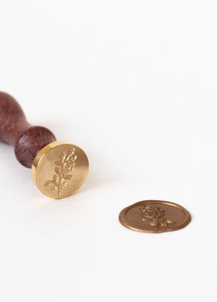 Leaf Sprig Wax Seal Stamp