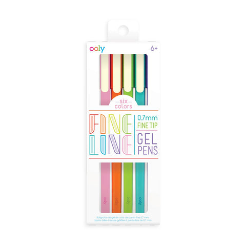 Fine Lines Gel pens set of 6